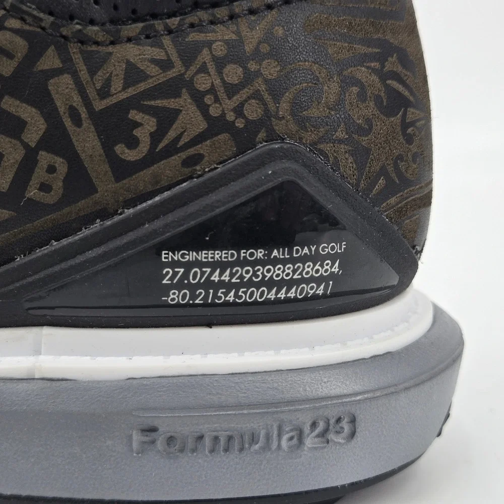 Jordan ADG 5 Black Laser Cool Grey Men Spikeless Waterproof Golf Shoes 8.5 NIB
